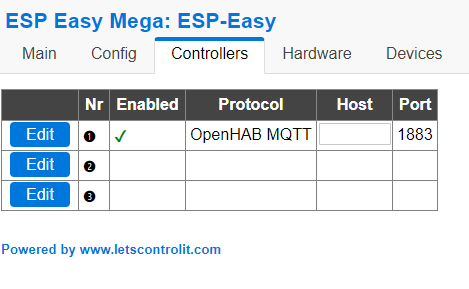 HAB MQTT connected