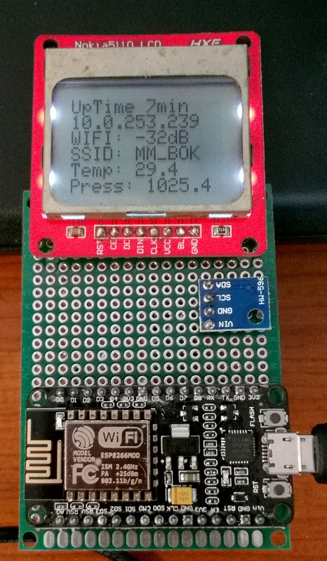 ESP8266_5110LCD