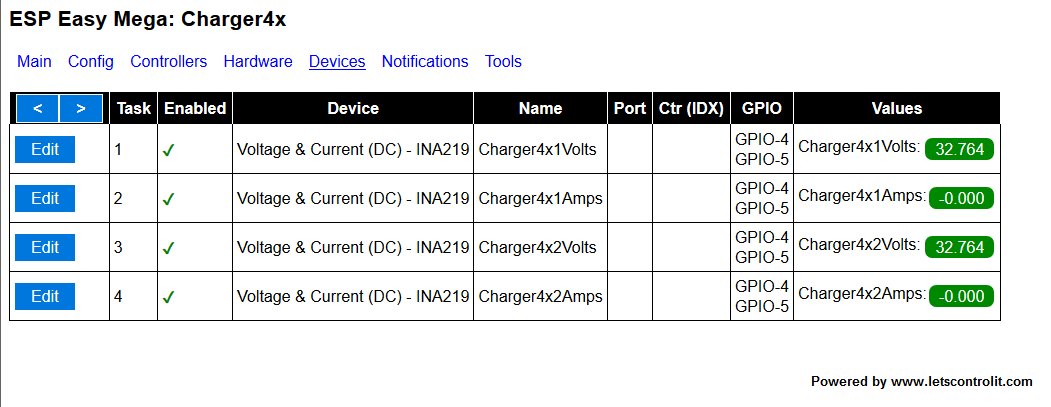 View of devices 0x44 and 0x45 with 0x45 activated.