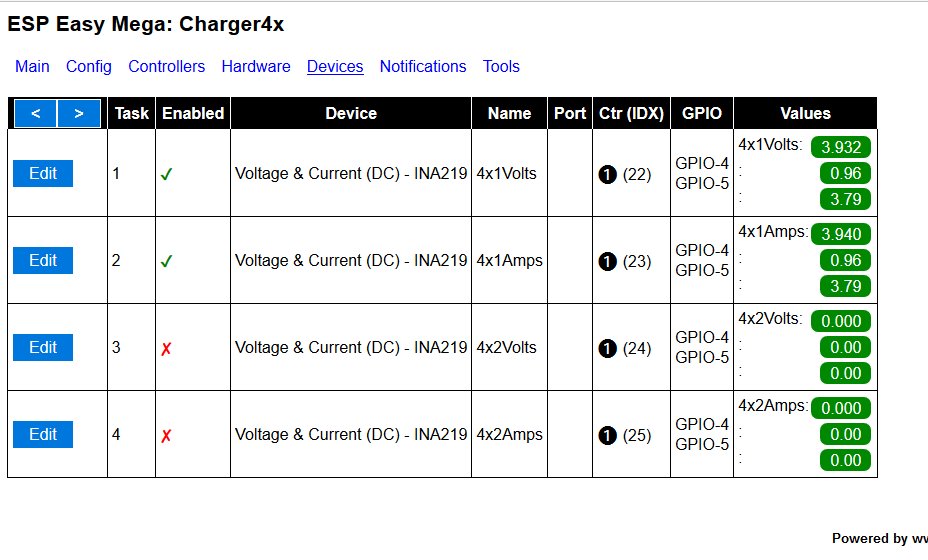 dev_10 build with all but the 0x40 devices deactivated - Amps and volts read pretty much the same values which is incorrect. i.e. My circuit is expected to measure about 800mA, not 3000mA