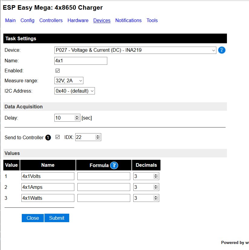 Device 1 details with only a single IDX selection option.