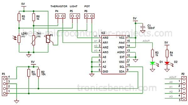 Schematics PCF8591