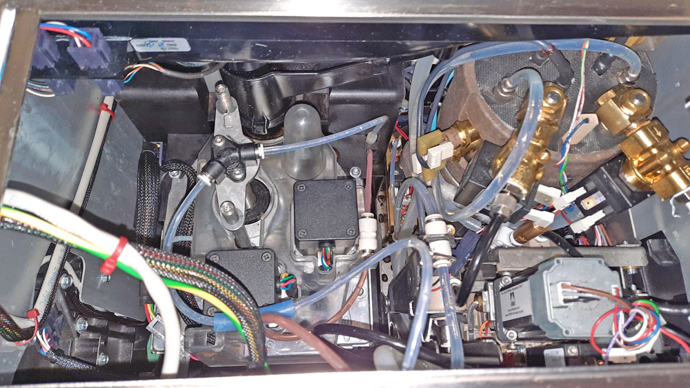 The machine's main guts.