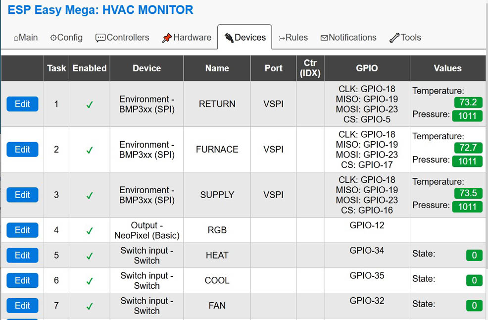 All three BMP390 sensors are working!