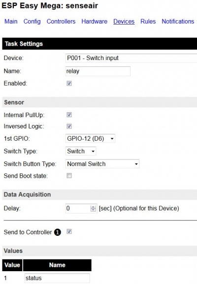 TSense ESP Easy RELAY.JPG